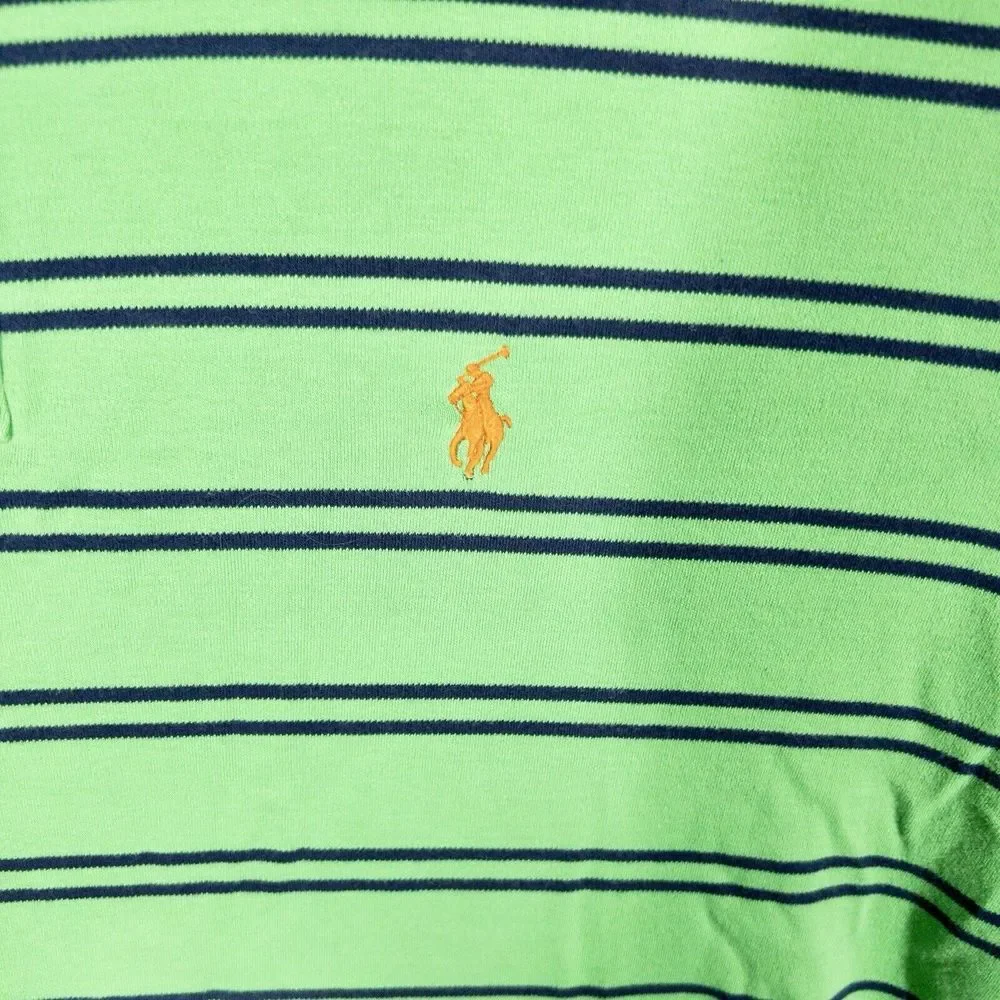 Ralph Lauren Polo Mens XL Green &‎ Blue Stripe
